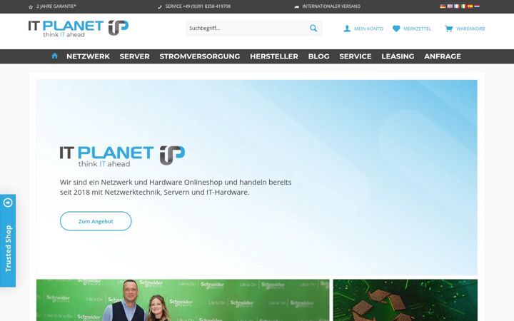 Screenshot of it-planet.com