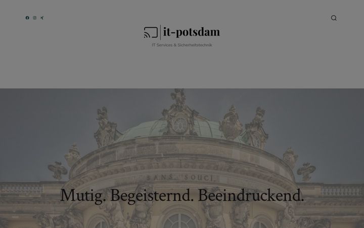 Screenshot of it-potsdam.com