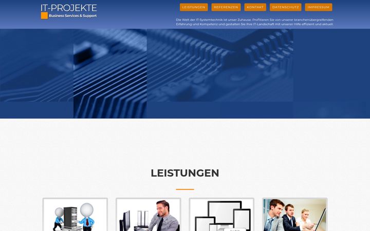 Screenshot of it-projekte.org