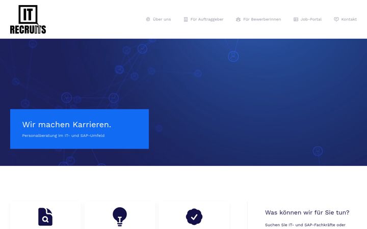 Screenshot of it-recruits.de