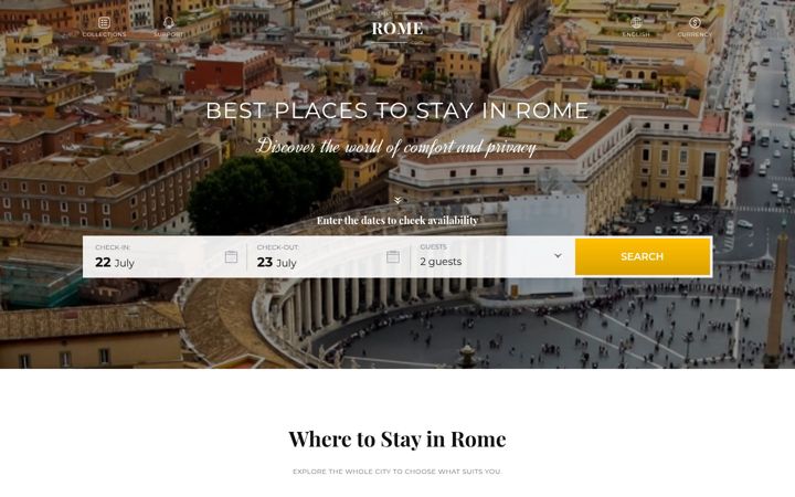 Screenshot of it-romehotels.com