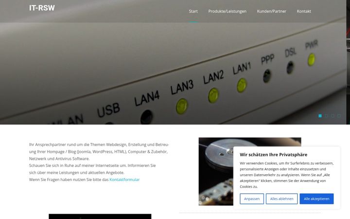 Screenshot of it-rsw.de