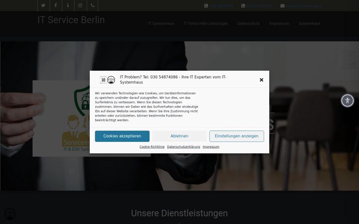 Screenshot of it-service-berlin.com