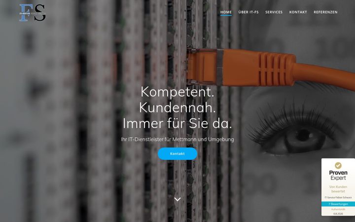 Screenshot of it-service-fs.de