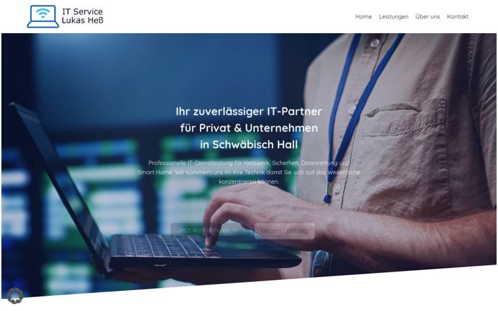 Screenshot of it-service-hall.de