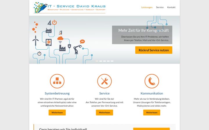 Screenshot of it-service-kraus.de