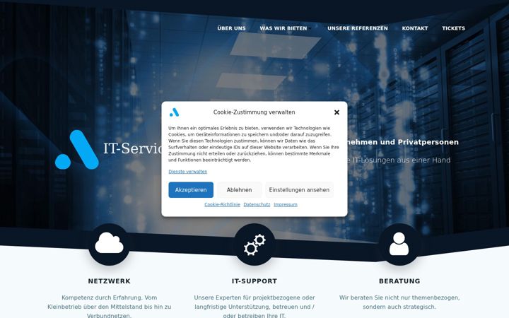 Screenshot of it-service-partner.com