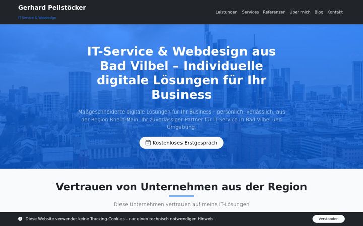 Screenshot of it-service-peilstoecker.de