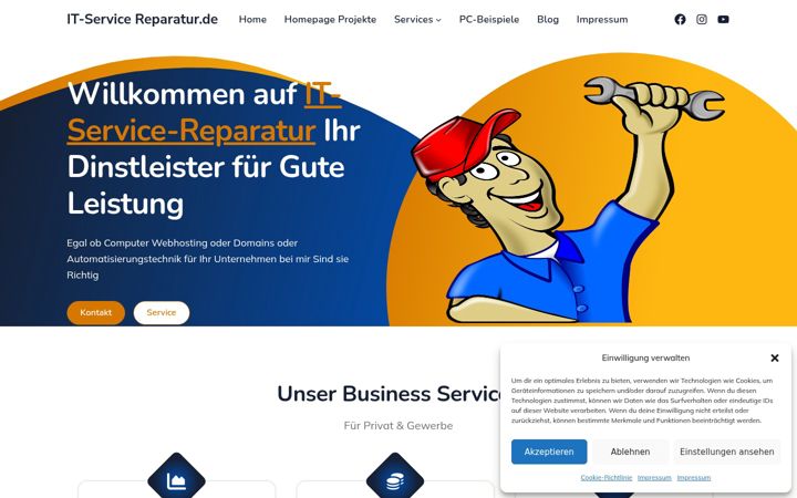 Screenshot of it-service-reparatur.de
