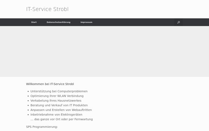 Screenshot of it-service-strobl.de