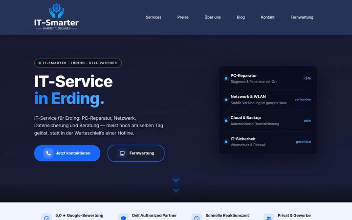 Screenshot of it-smarter.de