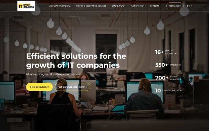 Screenshot of it-smrt.com