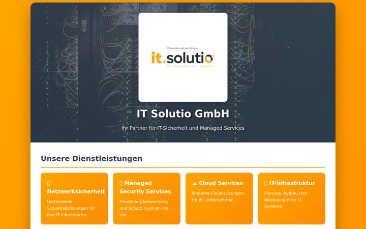 Screenshot of it-solutio.de