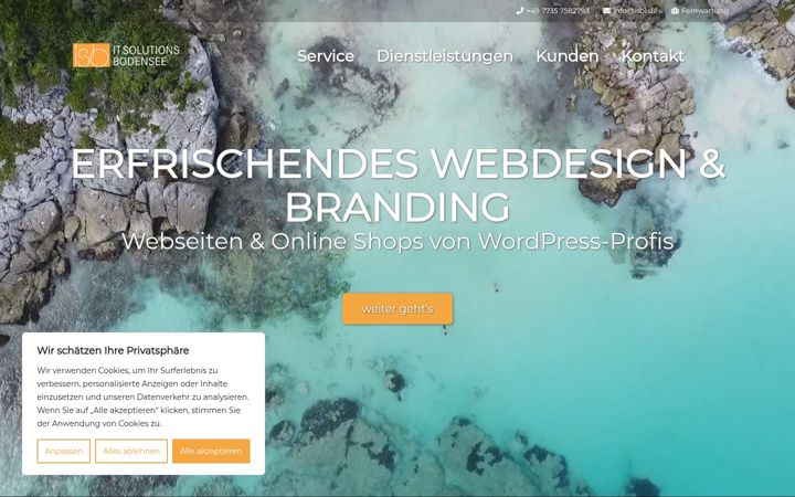 Screenshot of it-solutions-bodensee.de
