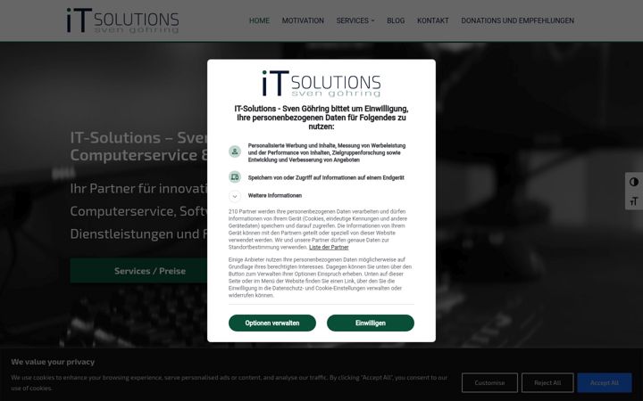 Screenshot of it-solutions-goehring.de