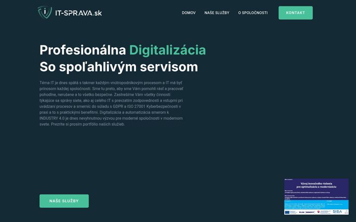 Screenshot di it-sprava.sk