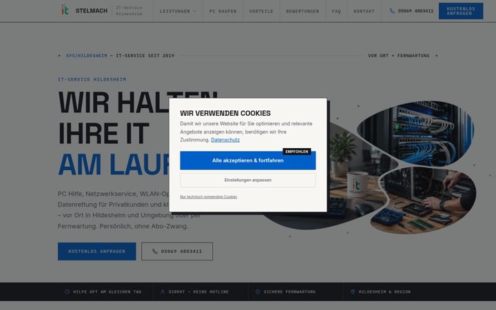 Screenshot of it-stelmach.de