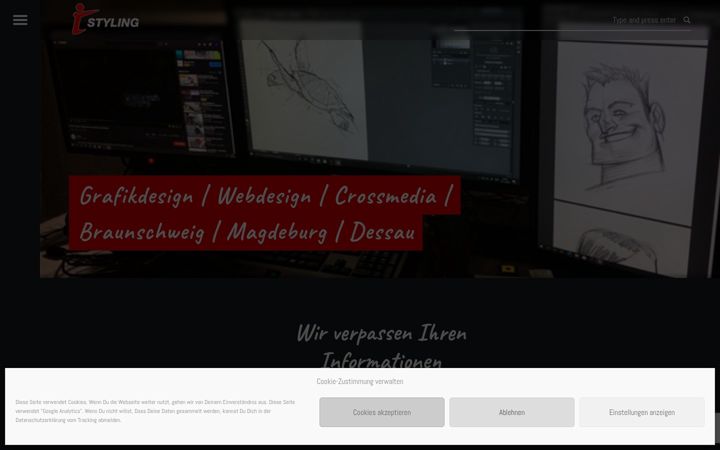 Screenshot of it-styling.de
