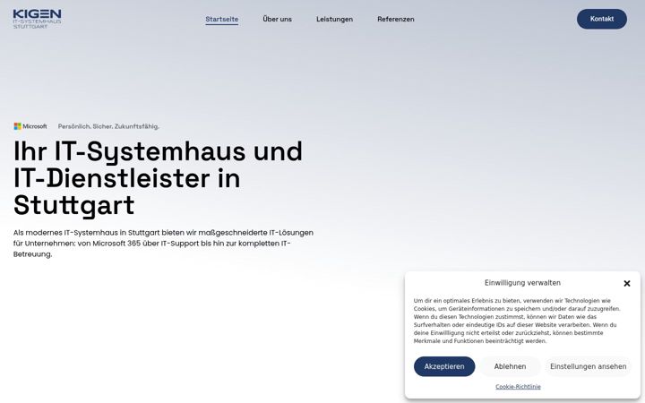 Screenshot of it-systemhaus-stuttgart.de