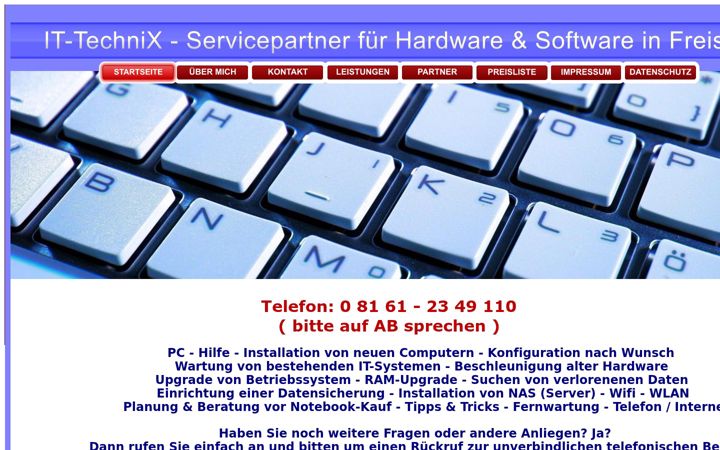 Screenshot of it-technix.de
