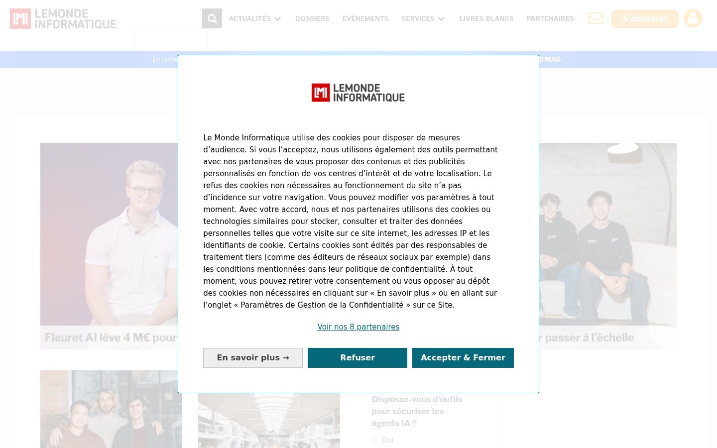 Screenshot tal-banner tal-kunsens muri qabel kwalunkwe interazzjoni