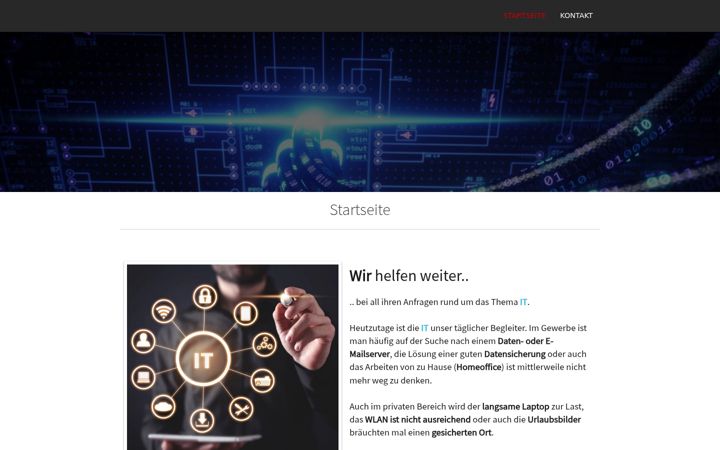 Screenshot of it-wittenberg.de