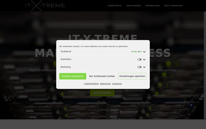 Screenshot of it-x-treme.de