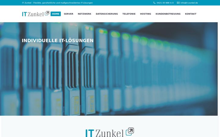 Screenshot of it-zunkel.de
