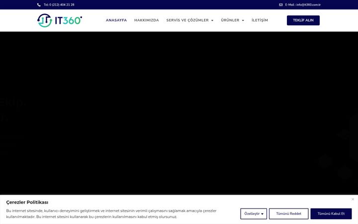 Screenshot of it360.com.tr
