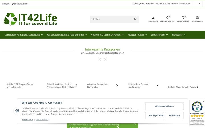 Screenshot of it42life.de