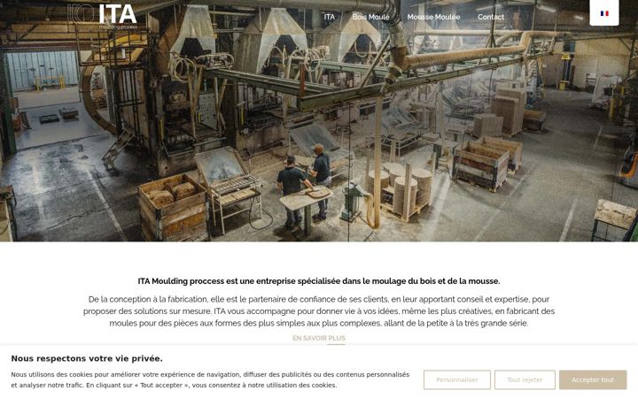Screenshot of ita-moulding-process.com