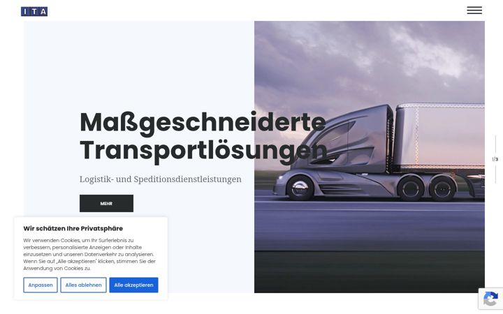 Screenshot of ita-transporte.at