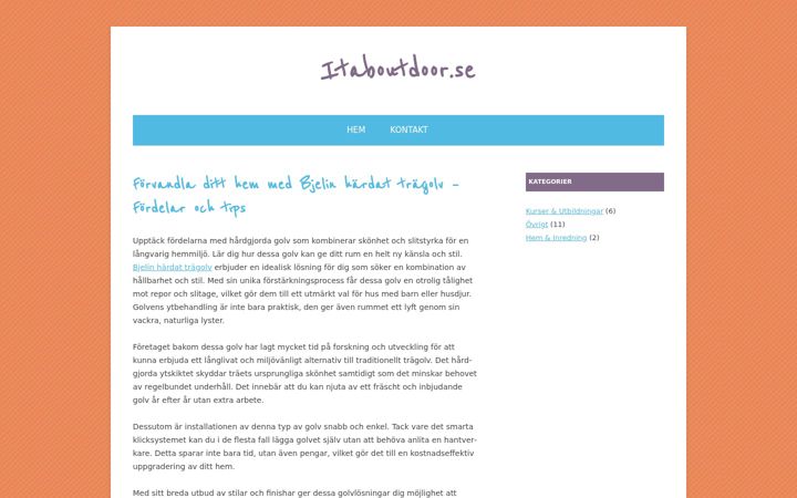 Screenshot of itaboutdoor.se