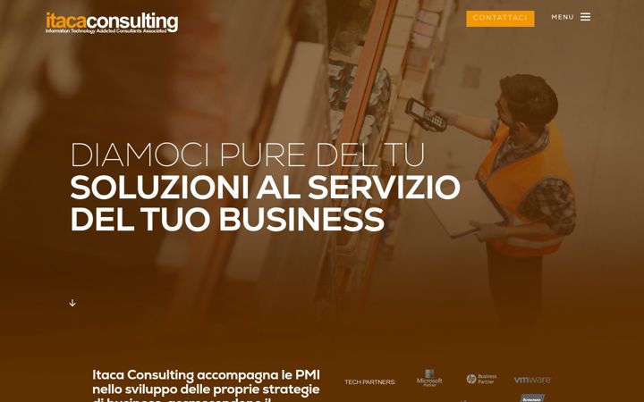 Posnetek zaslona itacaconsulting.it
