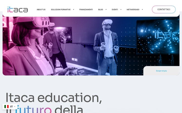 Screenshot of itacaeducation.com