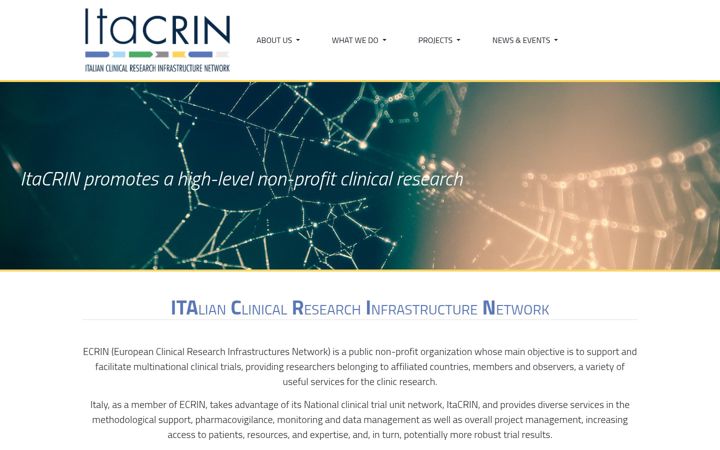 Screenshot of itacrin.it