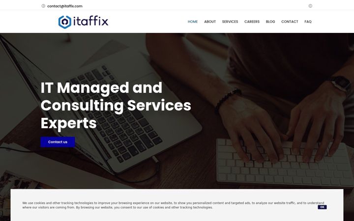 Screenshot of itaffix.com