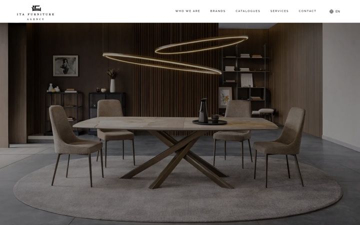 Screenshot of itafurnitures.com