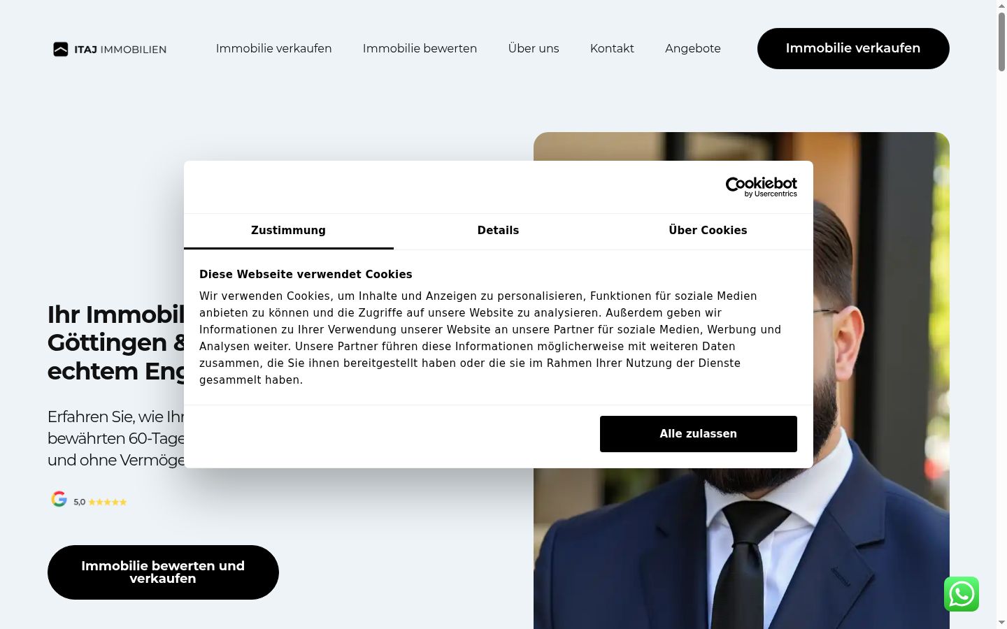 Sutikimo reklamjuostės, rodytos prieš bet kokią sąveiką, ekrano kopija