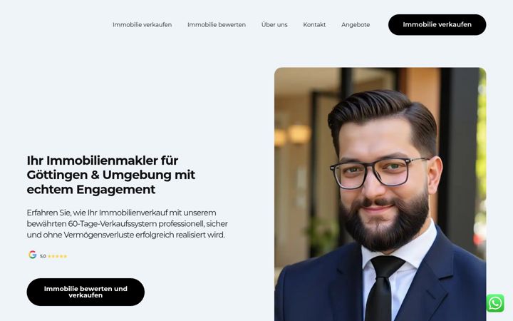 Screenshot of itaj-immobilien.de