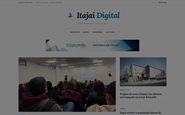 Screenshot of itajaidigital.com.br