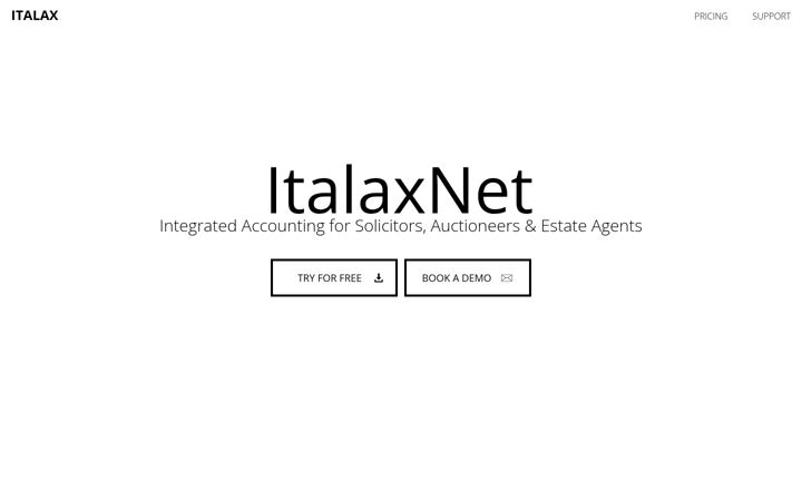 Screenshot of italax.com