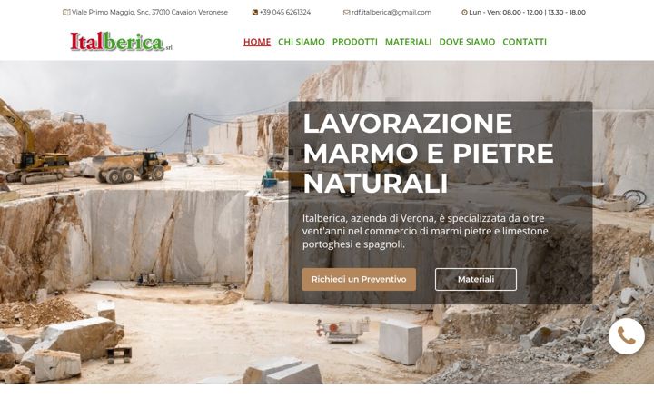 Skärmbild av italberica.it