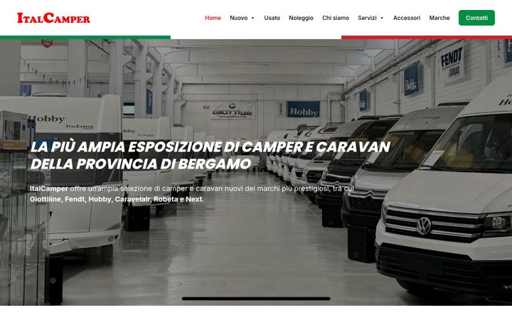 Screenshot of italcamper.it