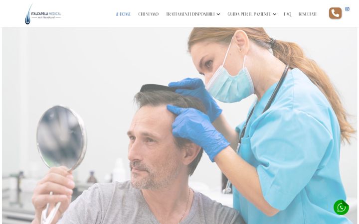 Screenshot of italcapellimedical.it
