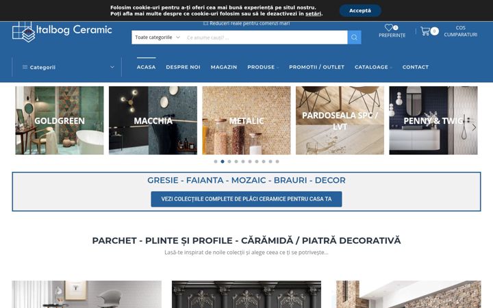 Screenshot of italceramic.ro