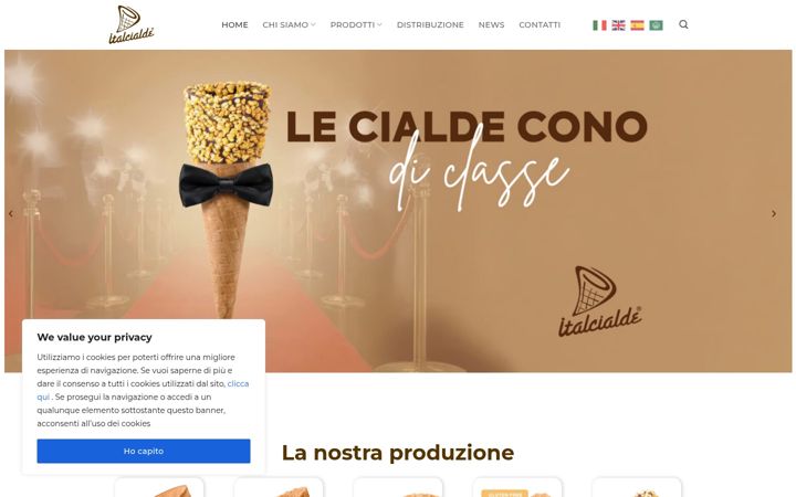 Screenshot of italcialde.it