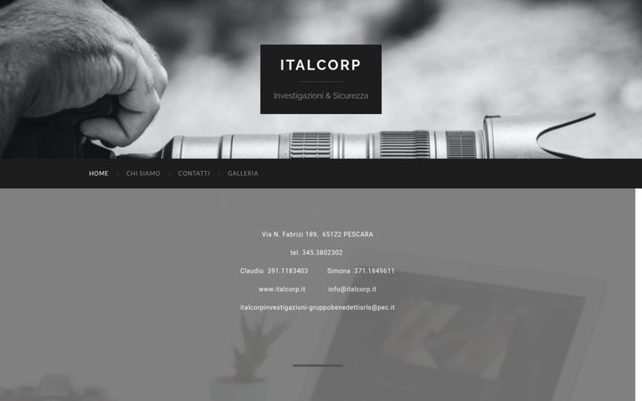 Screenshot of italcorp.it
