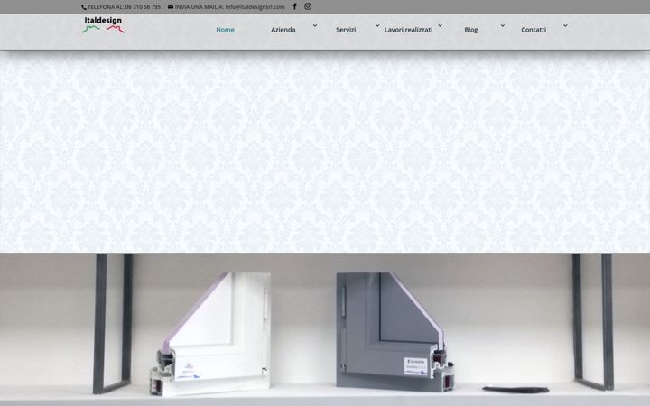 Screenshot of italdesignsrl.it