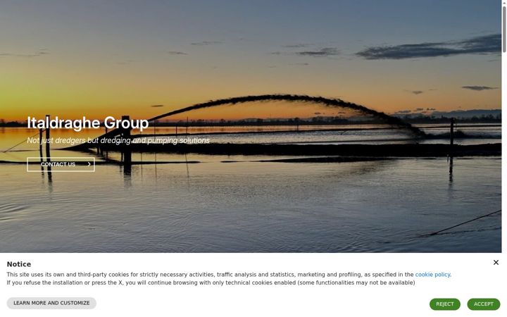 Screenshot of italdraghe.com